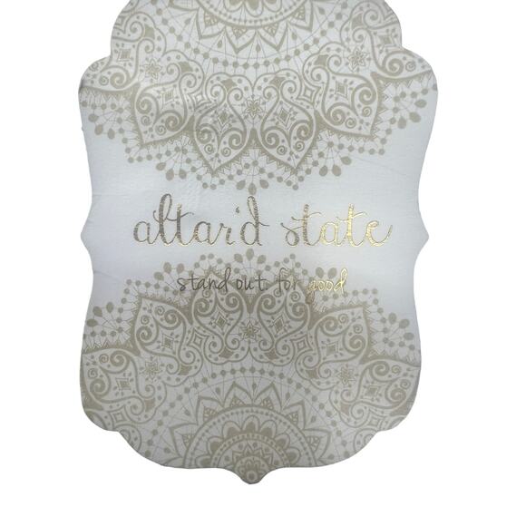 Altar’d State Flared Vertical Striped Pull-on Jeans Women's size Small NWT - Picture 5 of 6